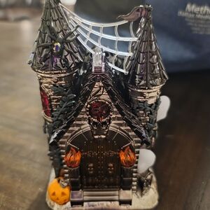 Bath & Body Works Halloween Haunted House Luminary - Black and Orange